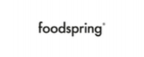 Foodspring Firmenlogo für Erfahrungen zu Ernährungs- und Gesundheitsprodukten